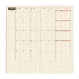 Hobonichi - Agenda Weeks Mega 2027 en inglés | Sneaker: Mandarin Orange · detalle 4