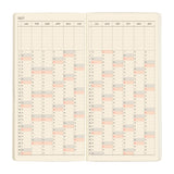 Hobonichi - Agenda Weeks Mega 2027 en inglés | Sneaker: Mandarin Orange · detalle 6