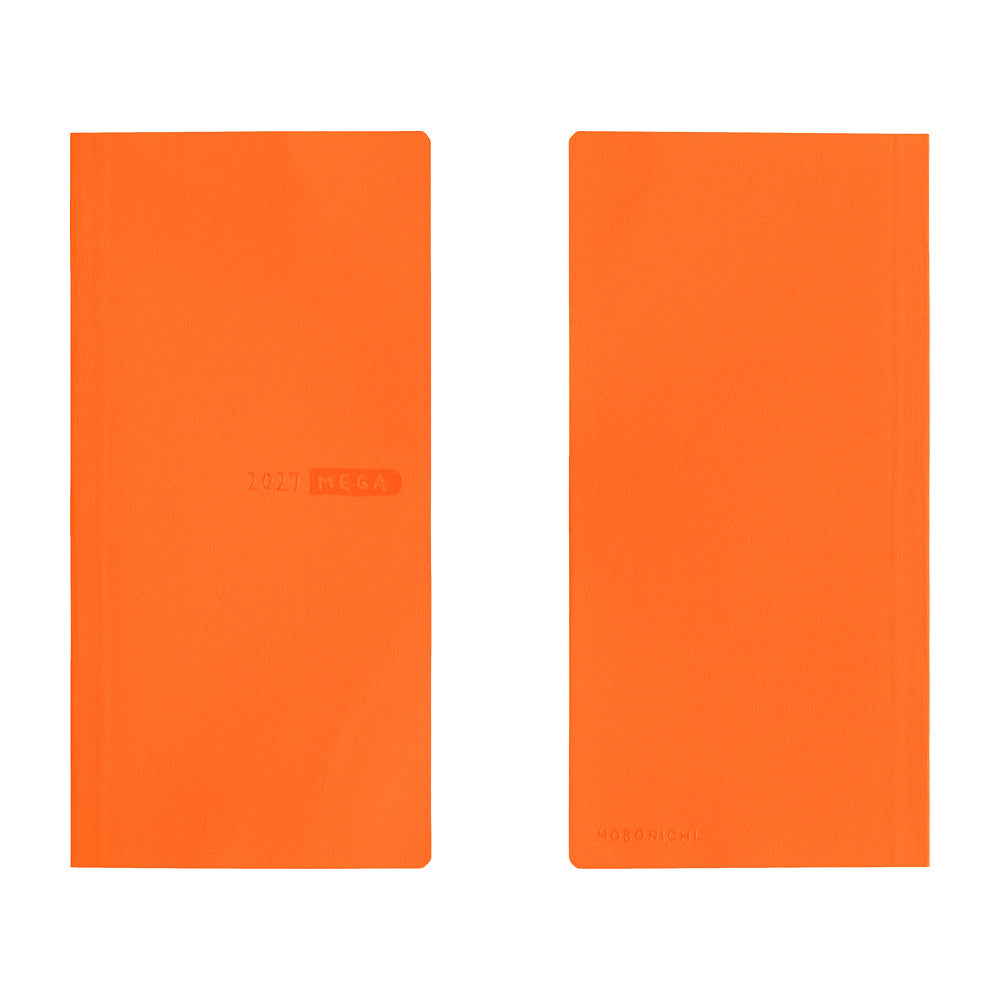Hobonichi - Agenda Weeks Mega 2027 en inglés | Sneaker: Mandarin Orange · detalle 7