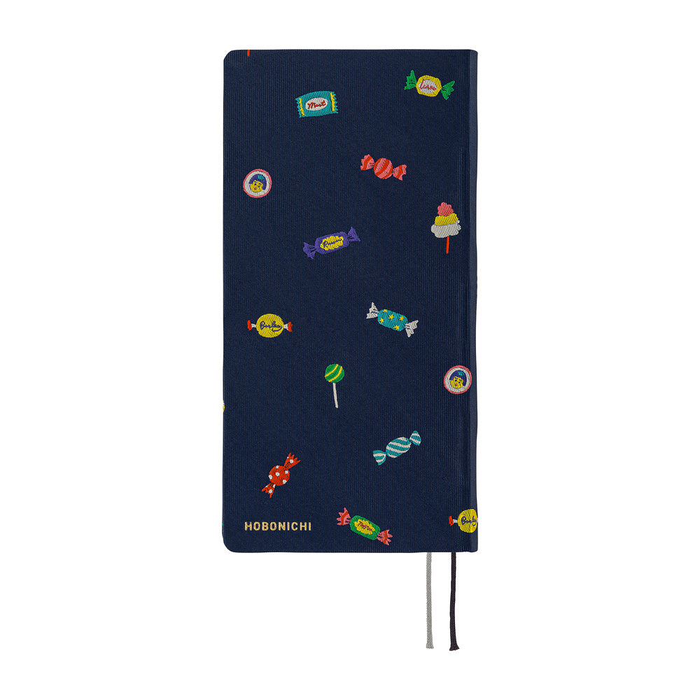 Hobonichi - Agenda Weeks Mega 2027 en inglés | Bow & Tie: Candy Dream · detalle 2