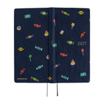 Hobonichi - Agenda Weeks Mega 2027 en inglés | Bow & Tie: Candy Dream · detalle 3