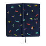 Hobonichi - Agenda Weeks Mega 2027 en inglés | Bow & Tie: Candy Dream · detalle 3