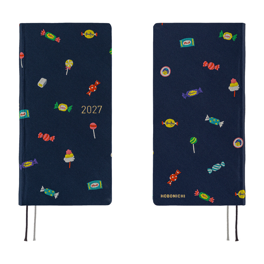 Hobonichi - Agenda Weeks Mega 2027 en inglés | Bow & Tie: Candy Dream · detalle 7
