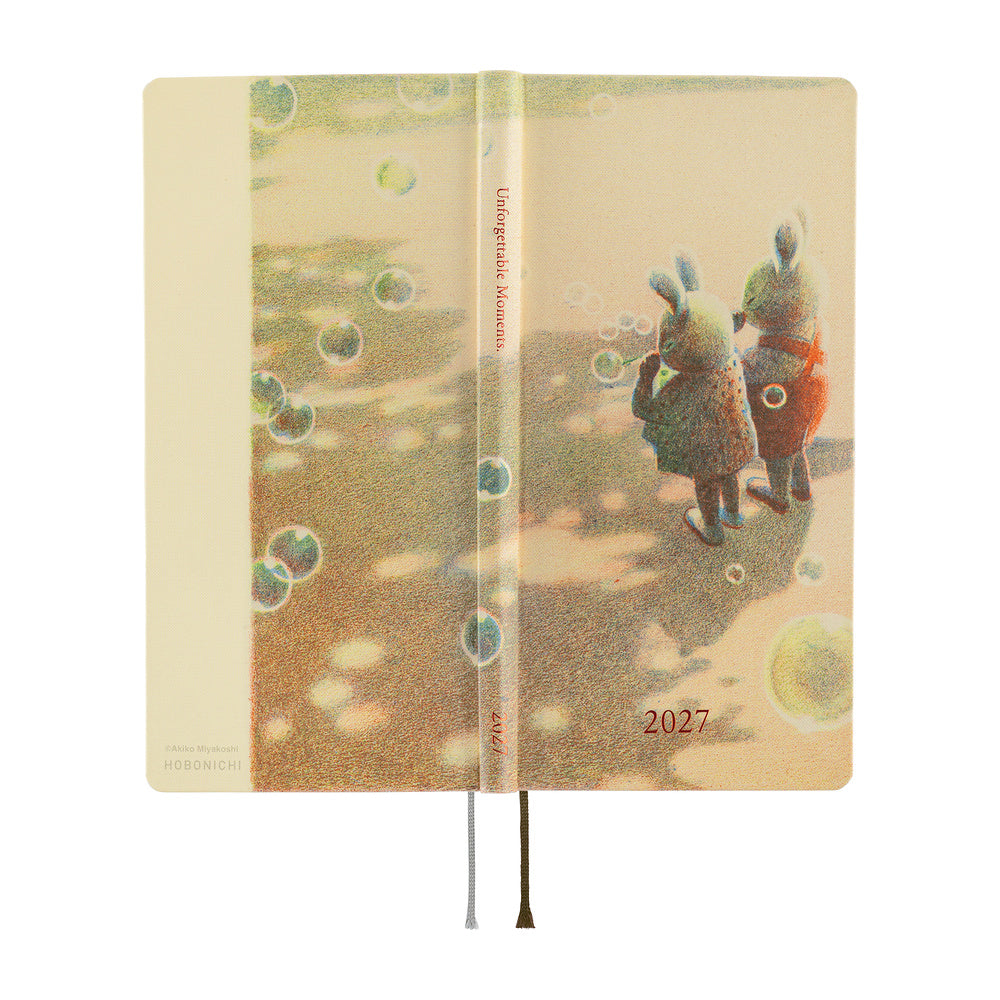 Hobonichi - Agenda Weeks 2027 en inglés | Akiko Miyakoshi: Once, in Spring · detalle 3