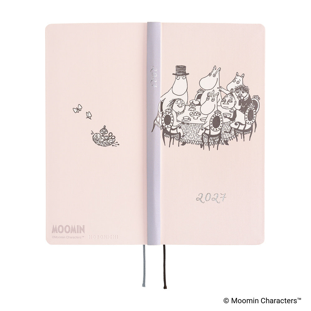 Hobonichi - Agenda Weeks 2027 en inglés | Moomin: At the Table · detalle 3