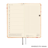 Hobonichi - Agenda Weeks 2027 en inglés | MOTHER: Mr. Saturn Pattern · detalle 5