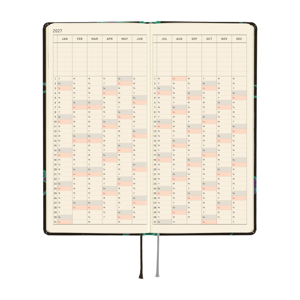 Hobonichi - Agenda Weeks 2027 en inglés | Natal Design: Lucky Swallow · detalle 6