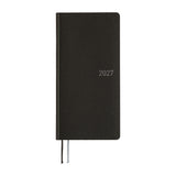Hobonichi - Agenda Weeks 2027 en inglés | Paper Series: Black Argyle