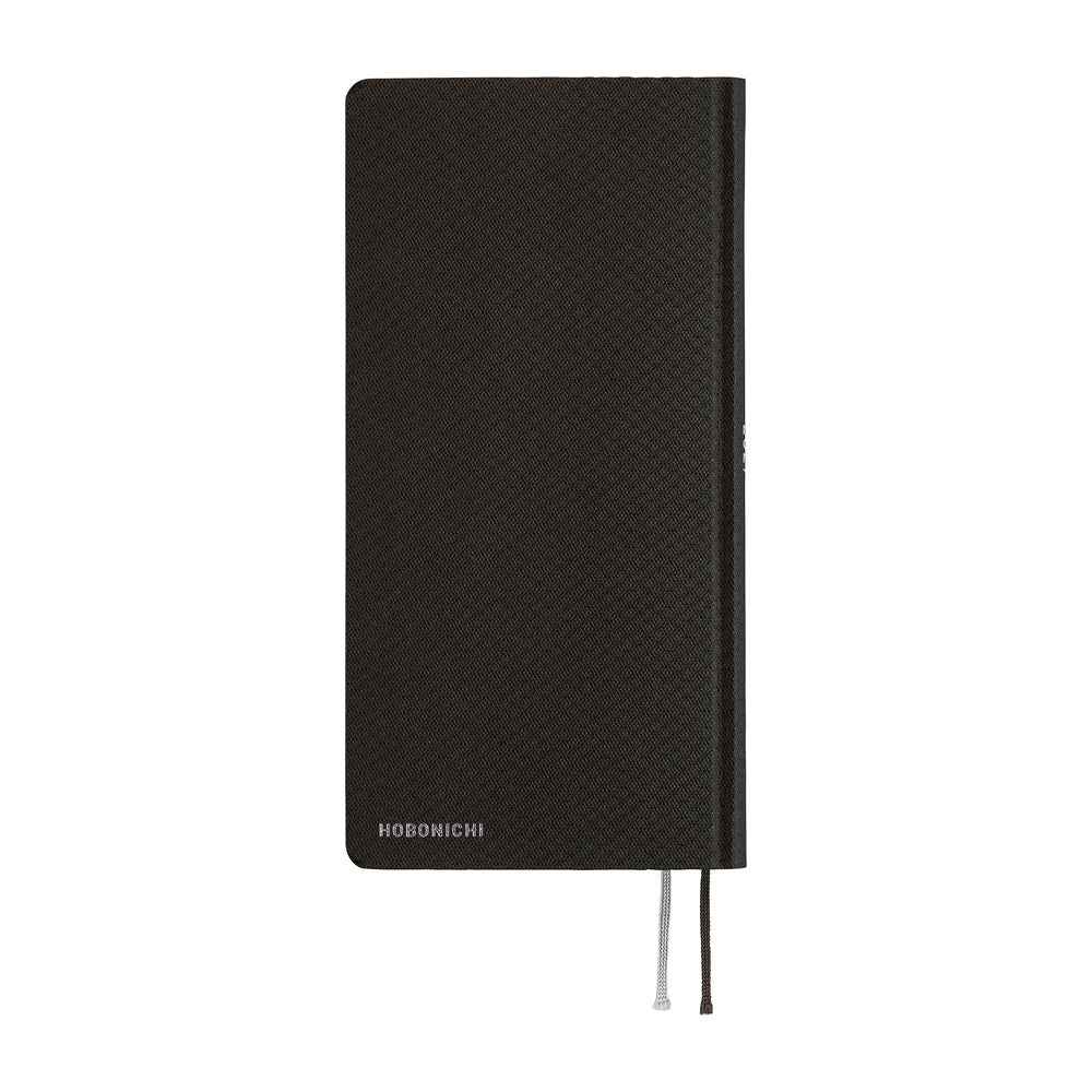 Hobonichi - Agenda Weeks 2027 en inglés | Paper Series: Black Argyle · detalle 2