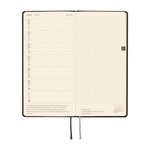 Hobonichi - Agenda Weeks 2027 en inglés | Paper Series: Black Argyle · detalle 5