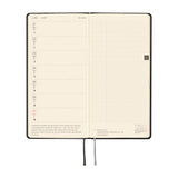 Hobonichi - Agenda Weeks 2027 en inglés | Paper Series: Black Argyle · detalle 5