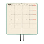 Hobonichi - Agenda Weeks 2027 en inglés | Paper Series: Frosty Jade · detalle 4