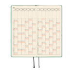 Hobonichi - Agenda Weeks 2027 en inglés | Paper Series: Frosty Jade · detalle 6