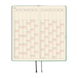 Hobonichi - Agenda Weeks 2027 en inglés | Paper Series: Frosty Jade · detalle 6