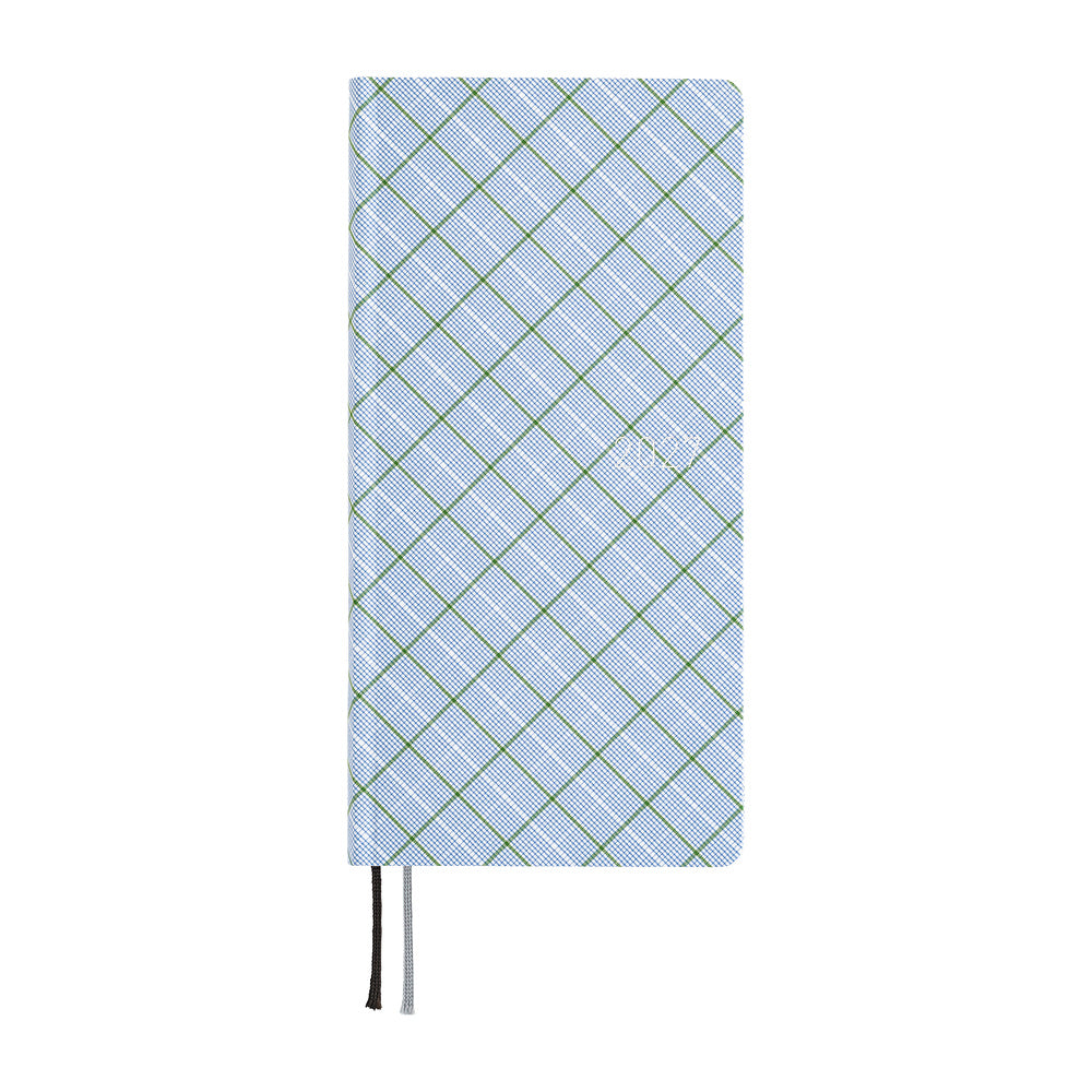 Hobonichi - Agenda Weeks 2027 en inglés | Shirt Fabric: Graph Plaid