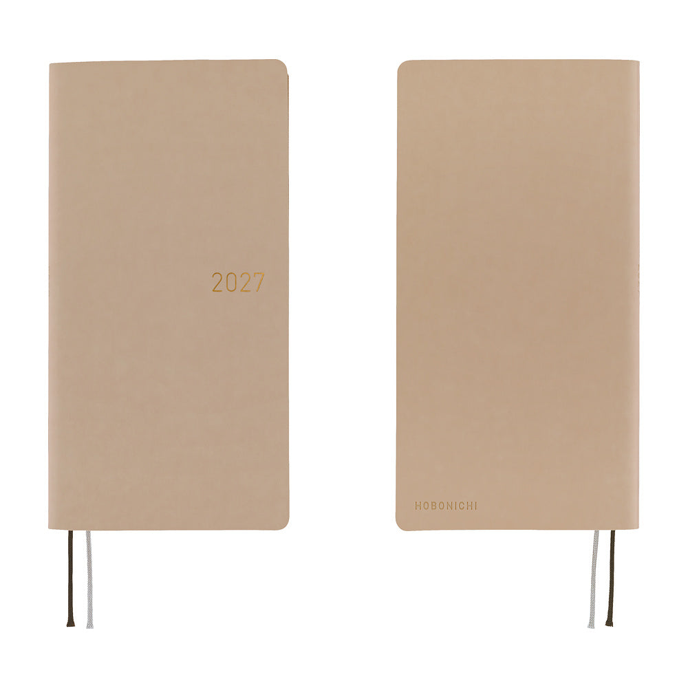 Hobonichi - Agenda Weeks 2027 en inglés | Smooth: Café au Lait · detalle 7