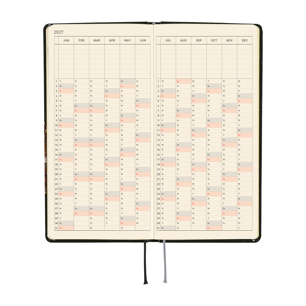 Hobonichi - Agenda Weeks 2027 en inglés | tanakadaisuke: Starlight · detalle 6