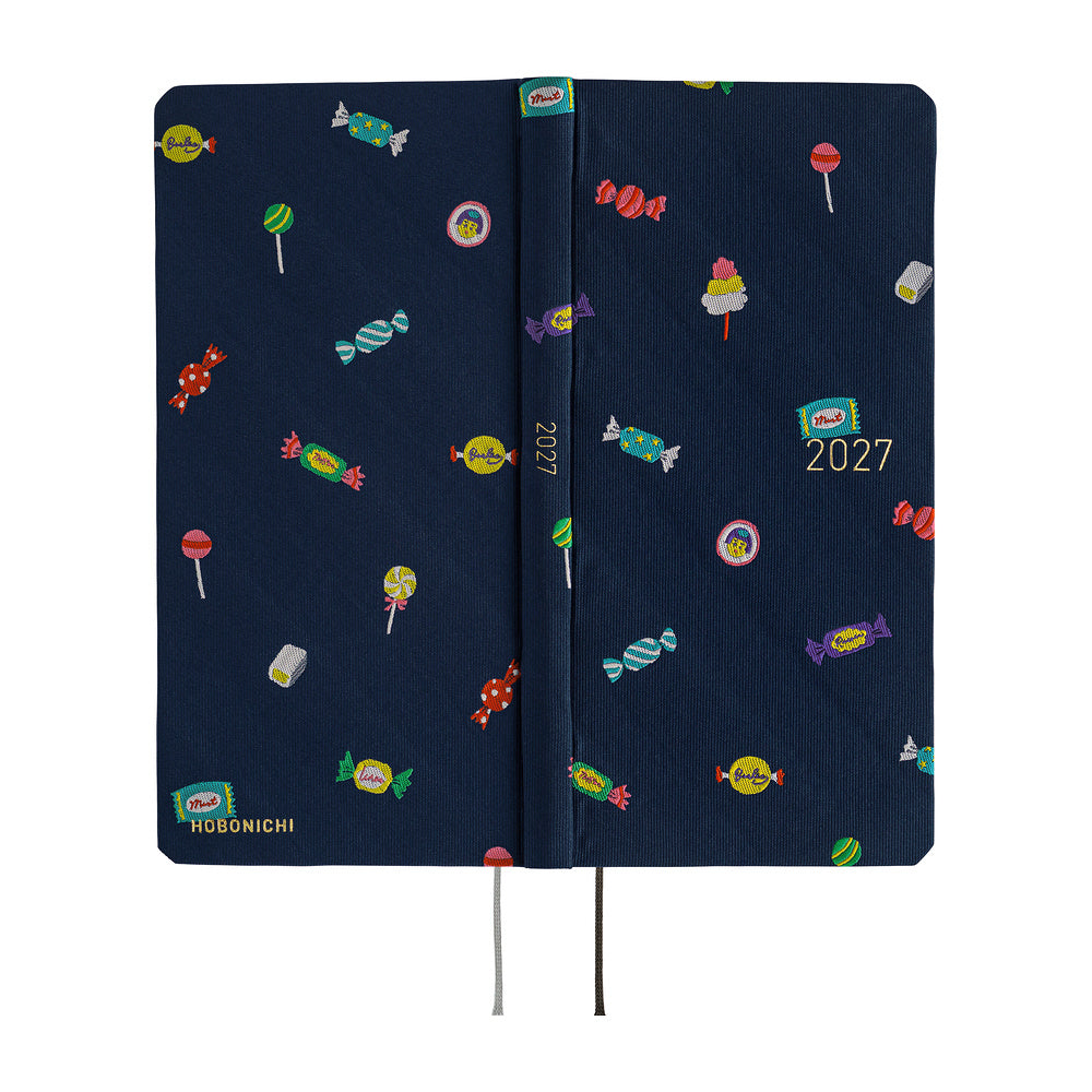 Hobonichi - Agenda Weeks 2027 en inglés | Bow & Tie: Candy Dream · detalle 3