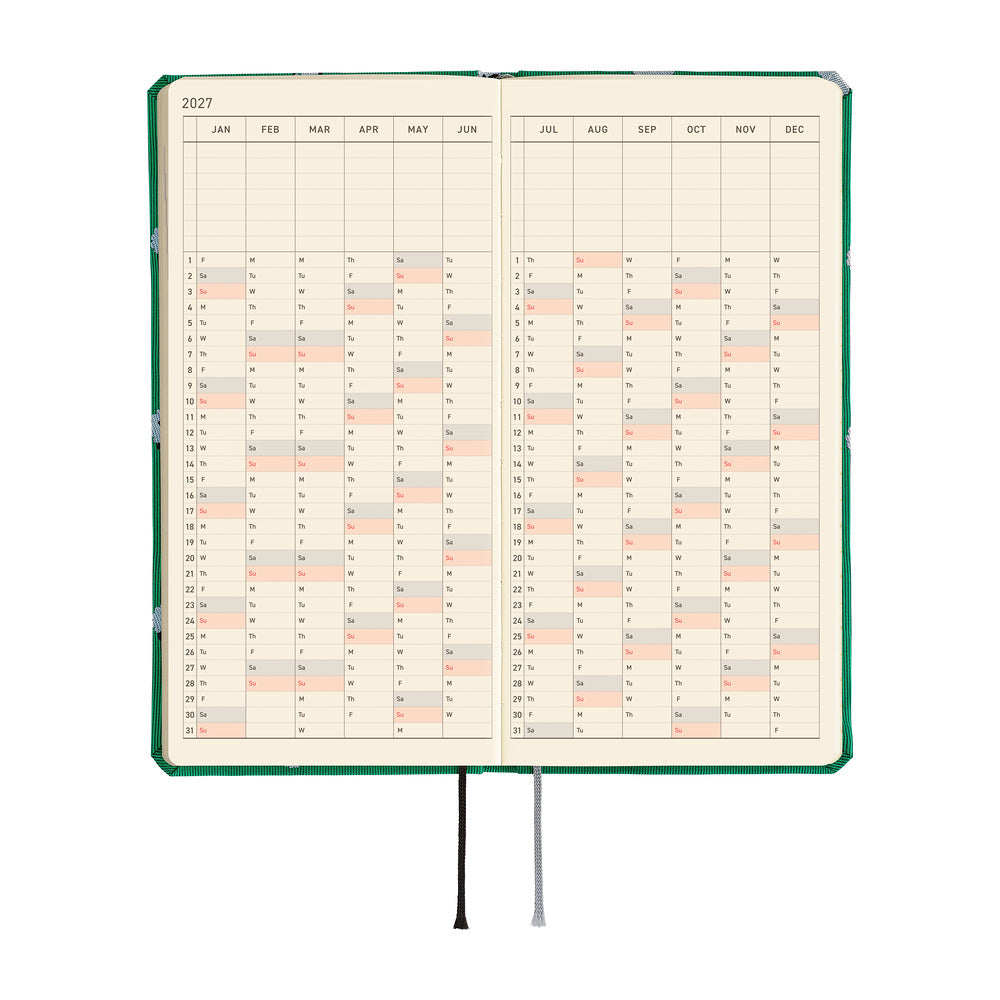 Hobonichi - Agenda Weeks 2027 en inglés | Bow & Tie: Sheep Sheep Sheep · detalle 6