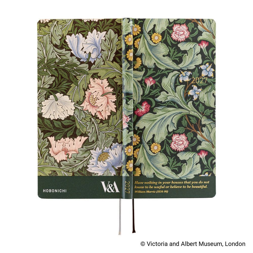 Hobonichi - Agenda Weeks 2027 en inglés | V&A Series: Leicester · detalle 3