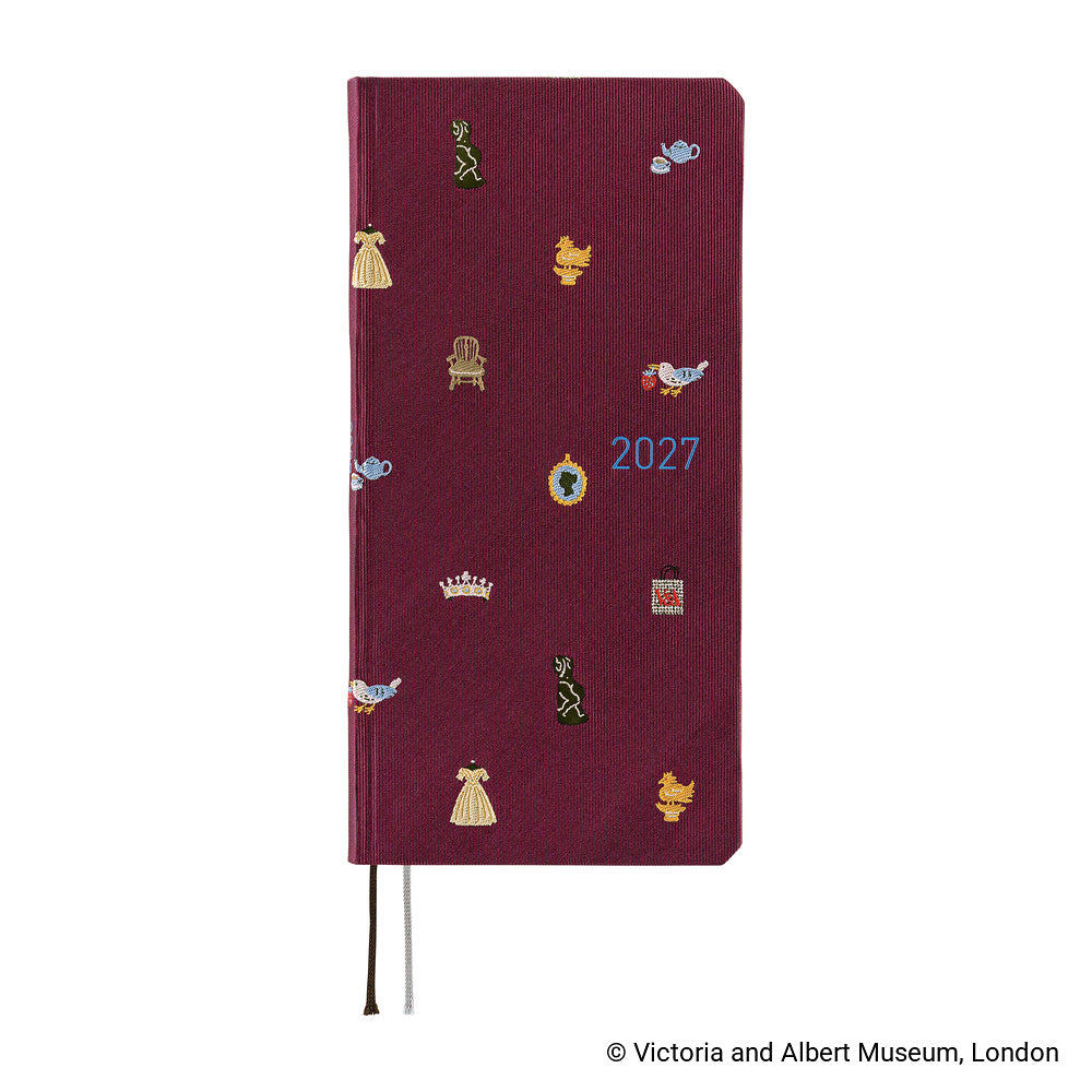 Hobonichi - Agenda Weeks 2027 en inglés | V&A Series: Welcome to the V&A