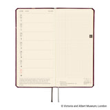 Hobonichi - Agenda Weeks 2027 en inglés | V&A Series: Welcome to the V&A · detalle 5