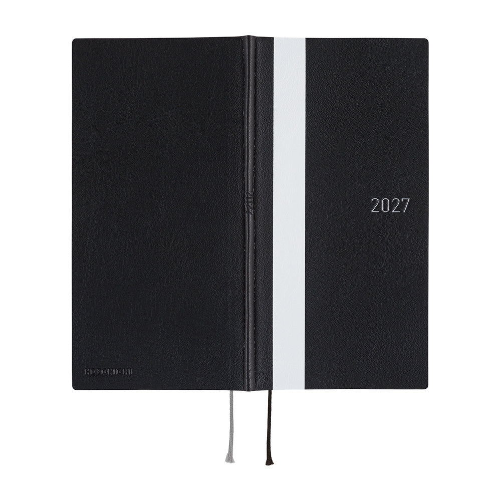 Hobonichi - Agenda Weeks 2027 en inglés | White Line: Black · detalle 3