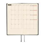Hobonichi - Agenda Weeks 2027 en inglés | White Line: Black · detalle 4