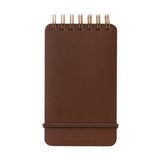 Midori - WM Ring Notebook Grain | Brown