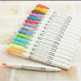 Zebra - Mildliner Brush Rotulador Pincel | Pack de 5 | Warm Set
