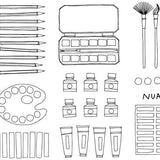 Zoé de Las Cases - Libro para Colorear | Hôtels