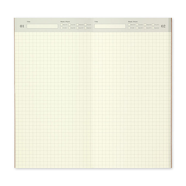 Traveler's Company - TRAVELER'S notebook 005 Free Diary (Daily) | Regular Size 
