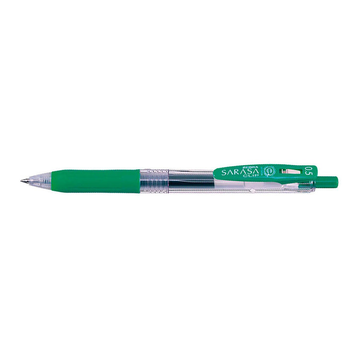 Zebra - Sarasa Clip Gel Pens 0.5mm | Green 