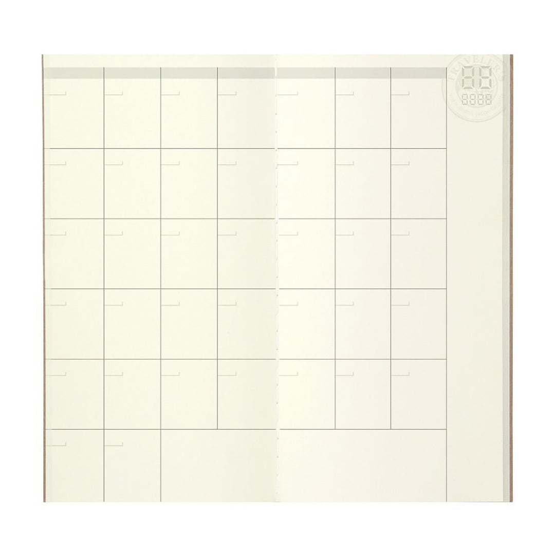 Traveler's Company - TRAVELER'S notebook 017 Free Diary (Monthly) | Regular Size