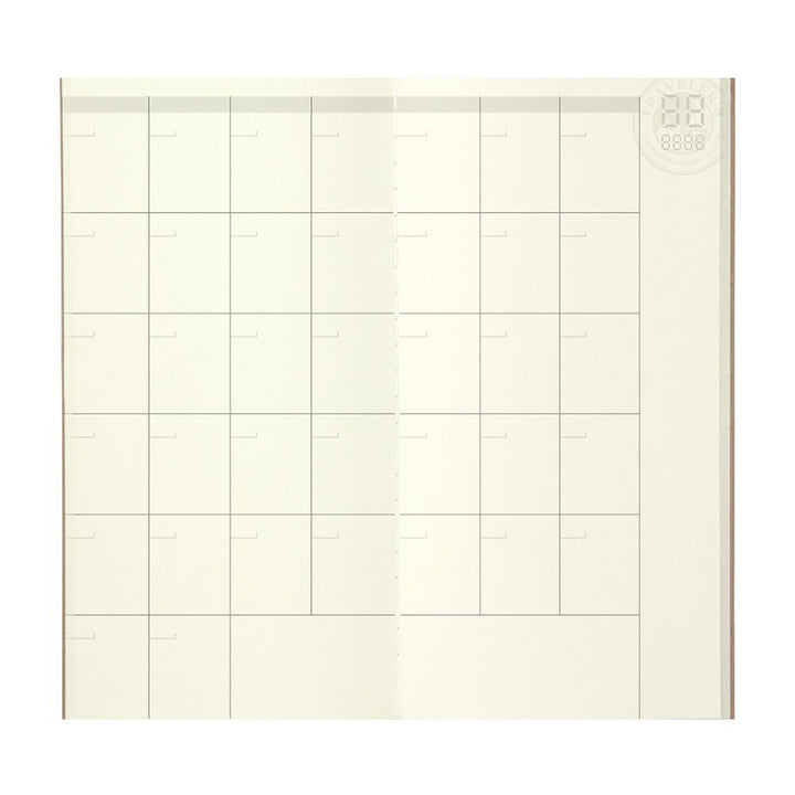 Traveler's Company - TRAVELER'S notebook 017 Free Diary (Monthly) | Regular Size