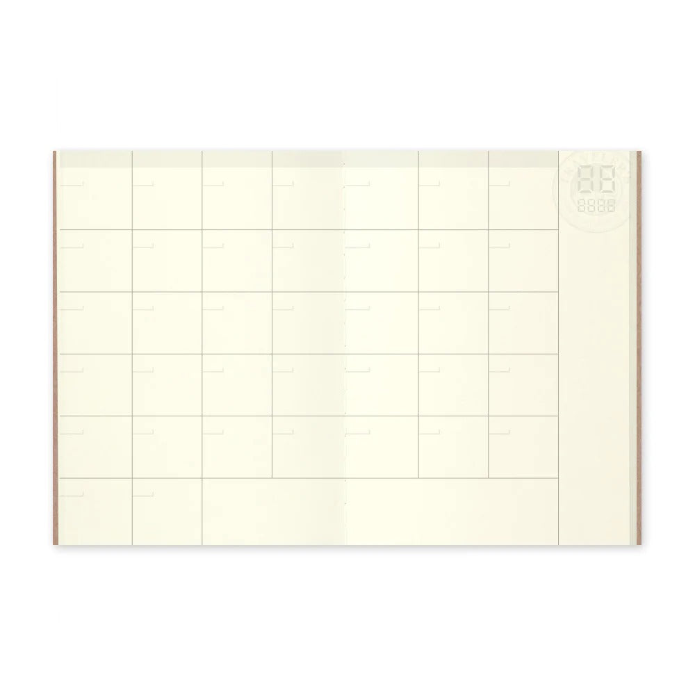 Traveler's Company - TRAVELER'S notebook 006 Free Diary (Monthly) | Passport Size