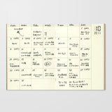 Traveler's Company - TRAVELER'S notebook 006 Free Diary (Monthly) | Passport Size