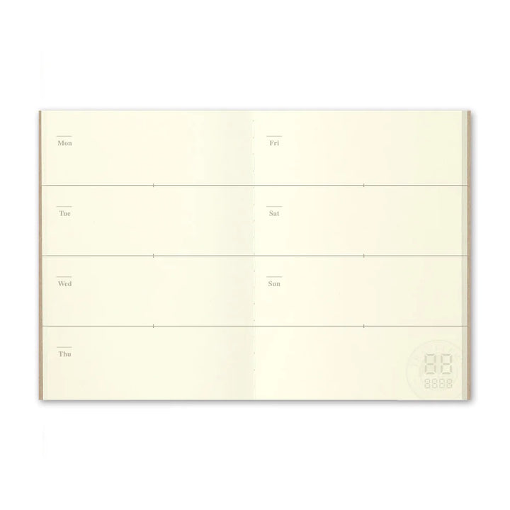 Traveler's Company - TRAVELER'S notebook 007 Free Diary (Weekly) | Passport Size 