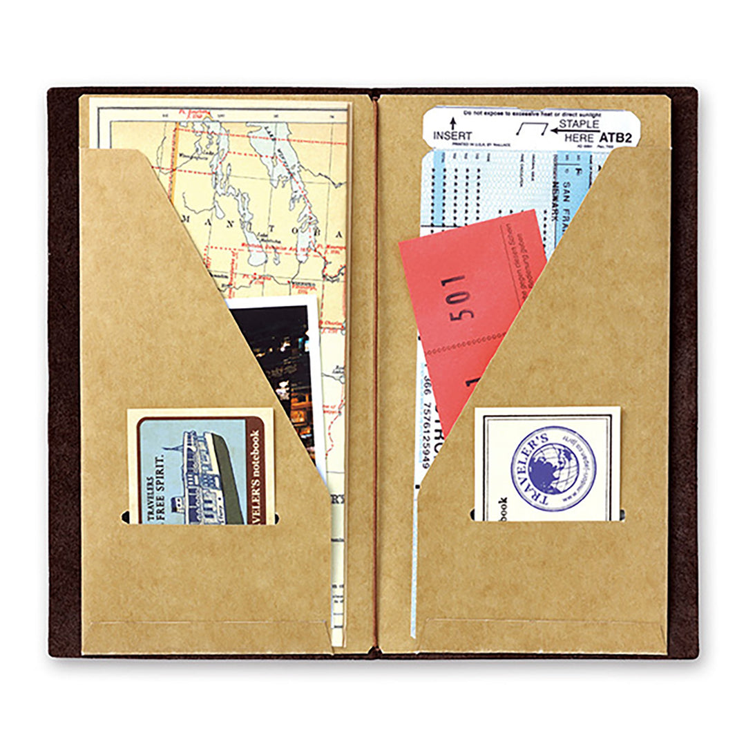 Traveler's Company - TRAVELER'S notebook 020 Kraft Paper Folder | Regular Size | Carpeta Kraft