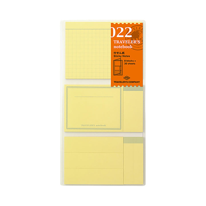 Traveler's Company - TRAVELER'S notebook 022 Sticky Memo Pad | Regular Size | Notas Adhesivas