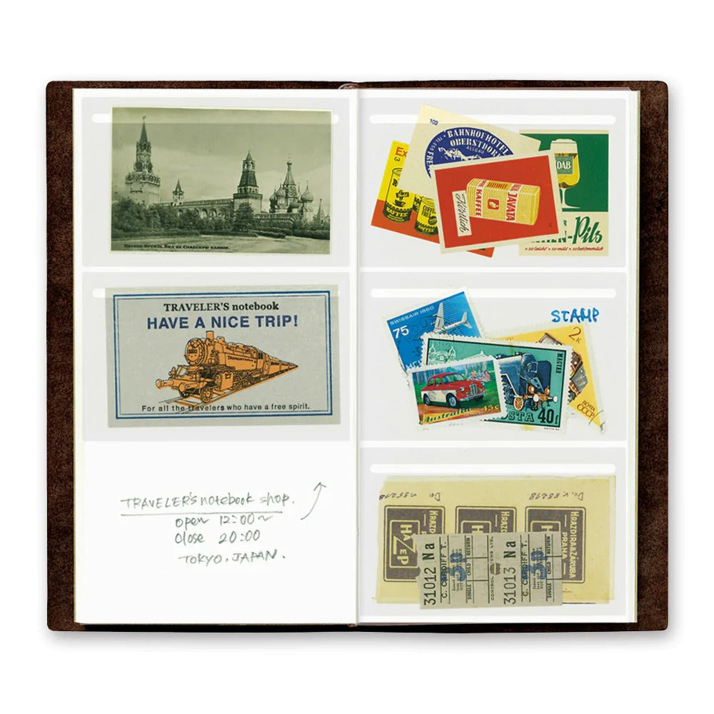 Traveler's Company - TRAVELER'S notebook 023 Film Pocket Seal | Bolsillos Adhesivos