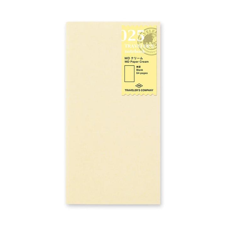 Traveler's Company - TRAVELER'S notebook 025 MD Paper Cream | Regular Size