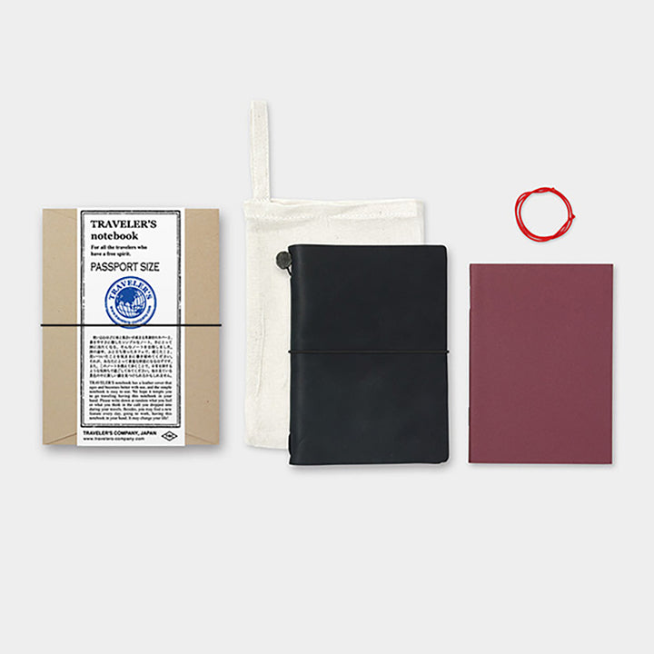 Traveler's Company - TRAVELER'S notebook Black | Passport Size