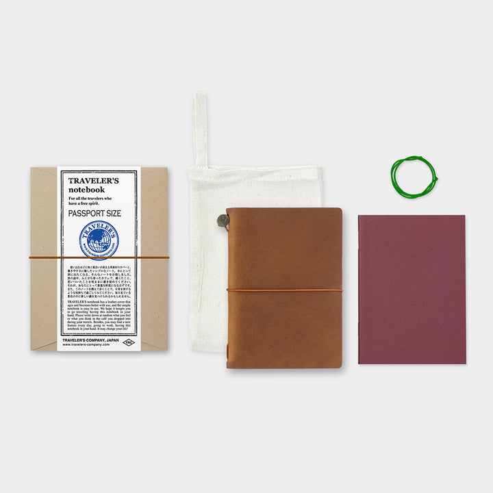 Traveler's Company - TRAVELER'S notebook Camel | Passport Size