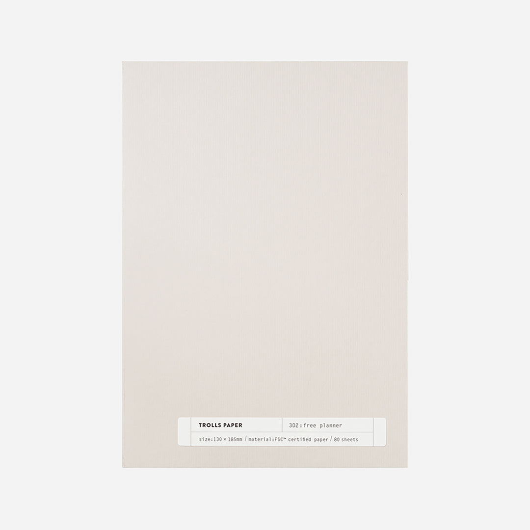 Trolls Paper - Plain Note 302 | Weekly Planner No Dates