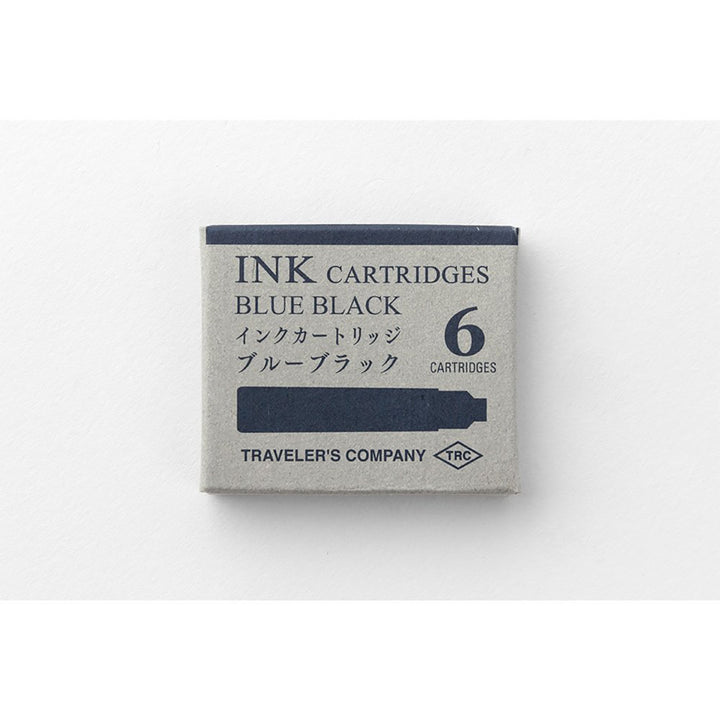 Traveler's Company - TRC Cartridge for BRASS Fountain Pen | Tinta Azul para pluma