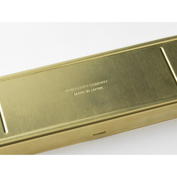 TRC BRASS Pen Case Solid Brass | Estuche de latón