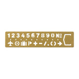  Traveler's Company- Traveler's Company - BRASS Template Bookmark Number, Reglas- Likely.es
