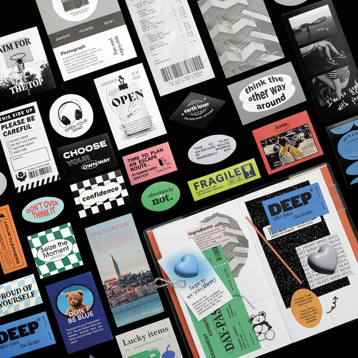 Iconic - Pegatinas Collect Sticker | 01 Monotone