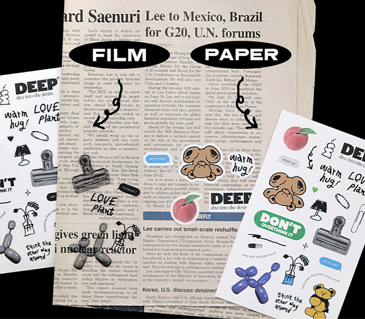 Iconic - Pegatinas Collect Sticker | 01 Monotone